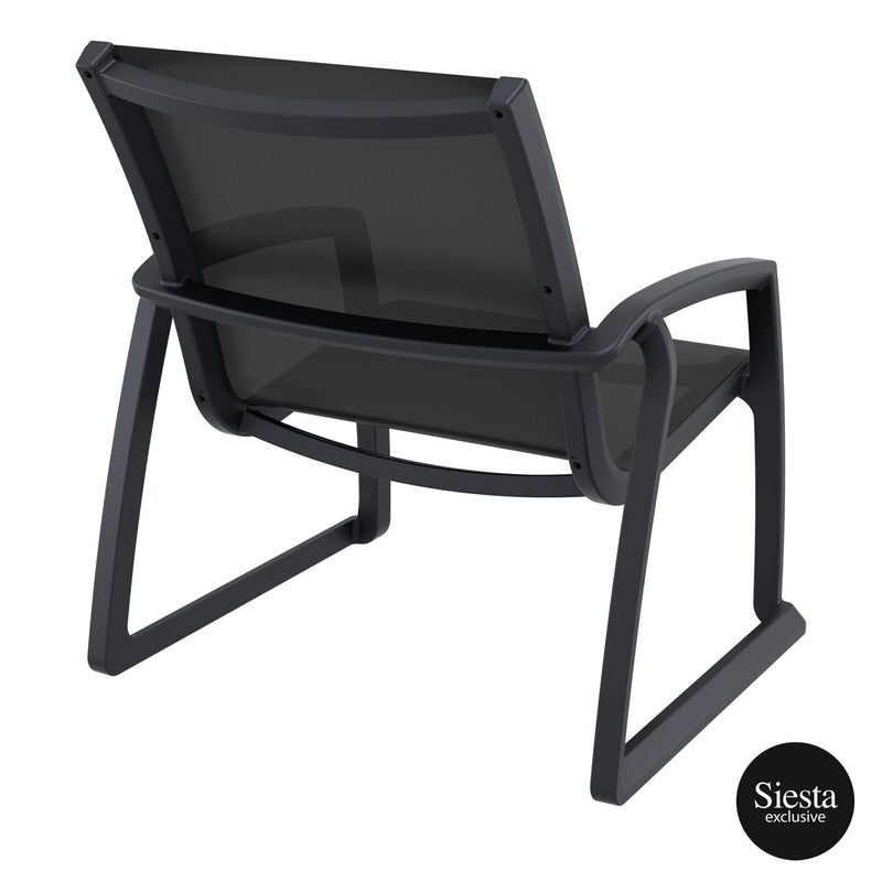 Pacific Lounge Armchair - Black