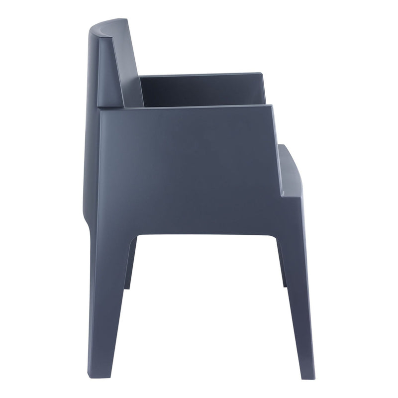 Box Arm Chair - Anthracite