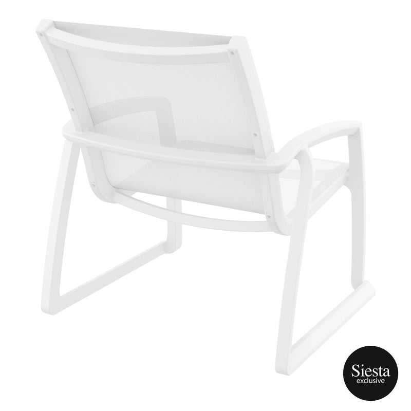 Pacific Lounge Armchair - White