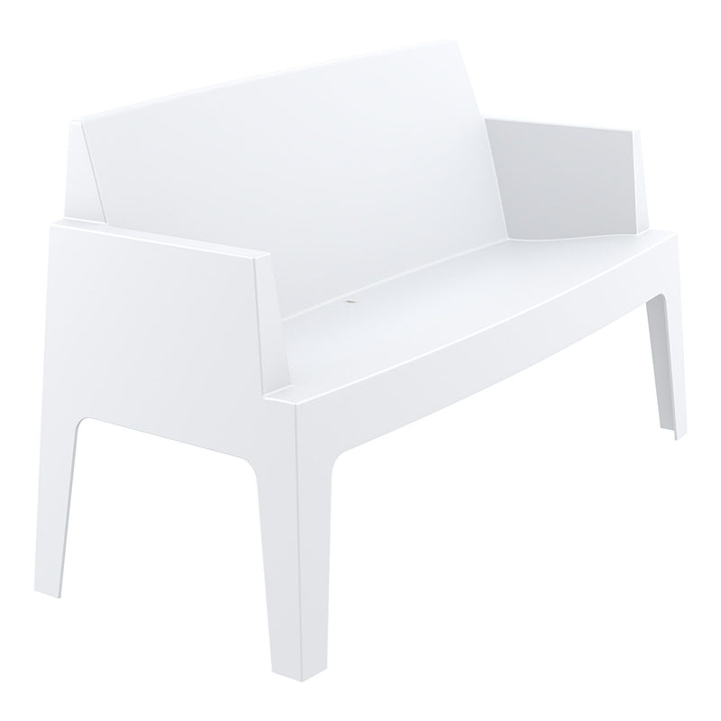 Box Sofa - White