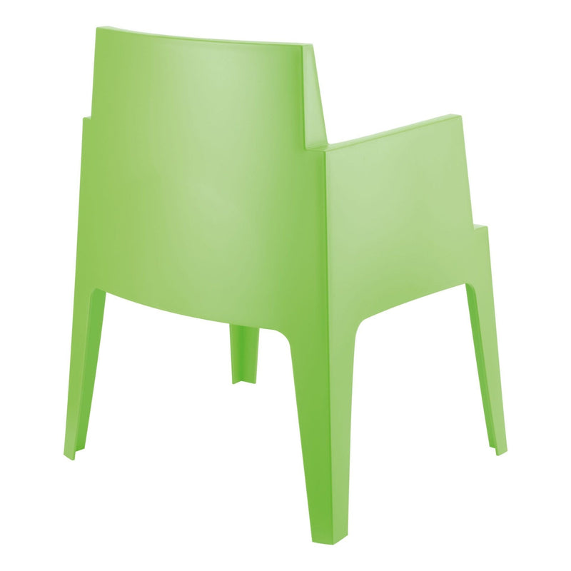 Box Arm Chair - Green