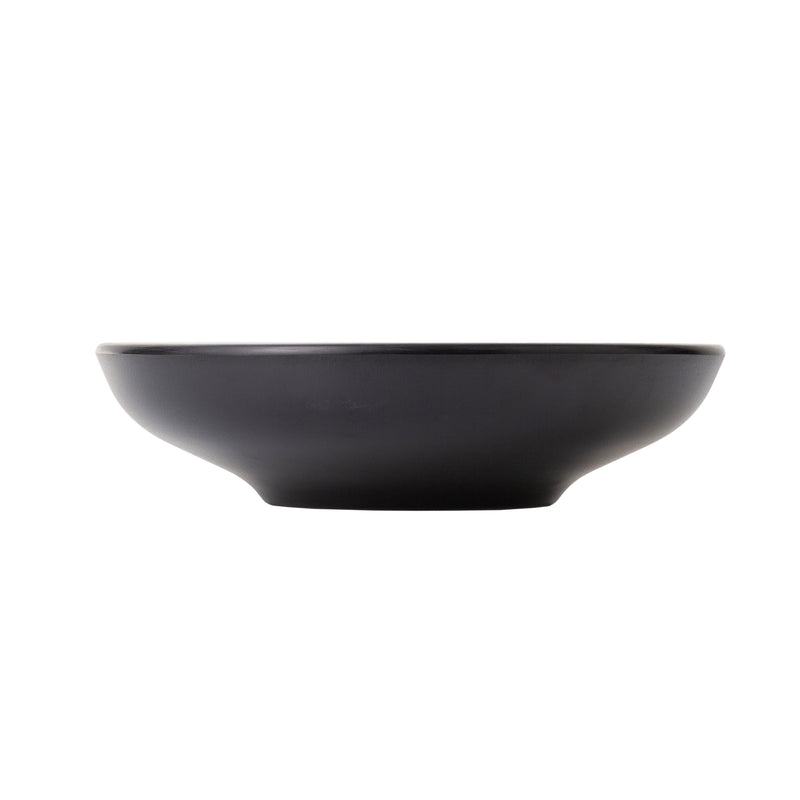 Melamine - Dual Colour Round Bowl 17.5cm - White & Black