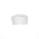 Chef Hat - White - Flat Top