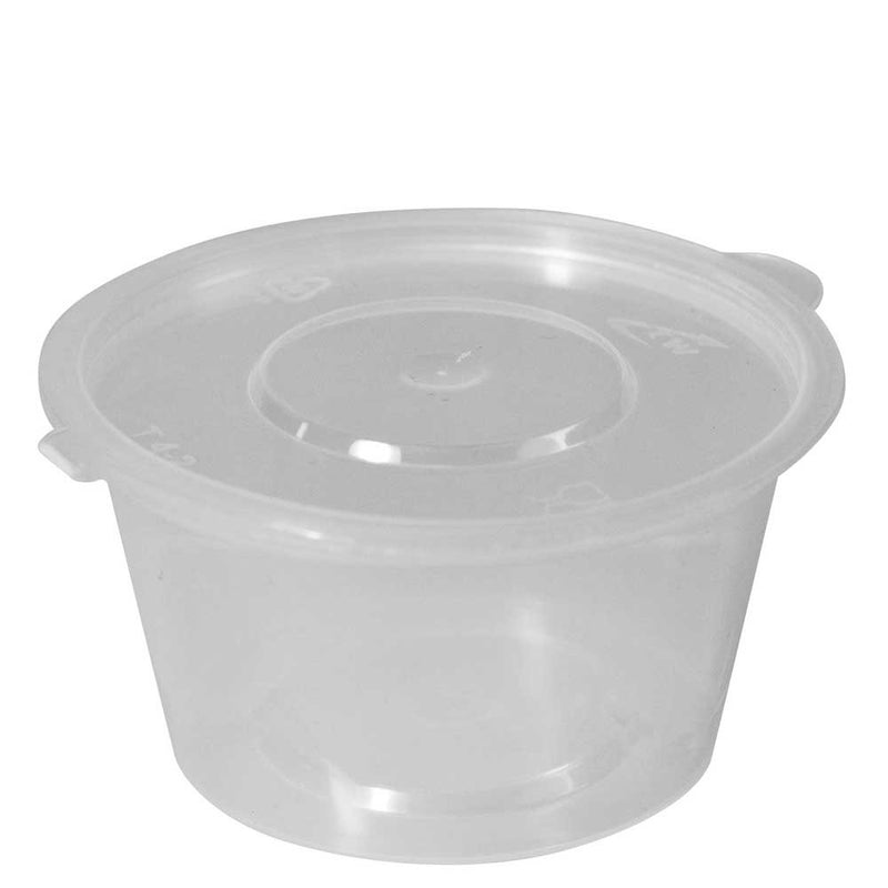 Sauce Container Hinged Lid 100ml s100