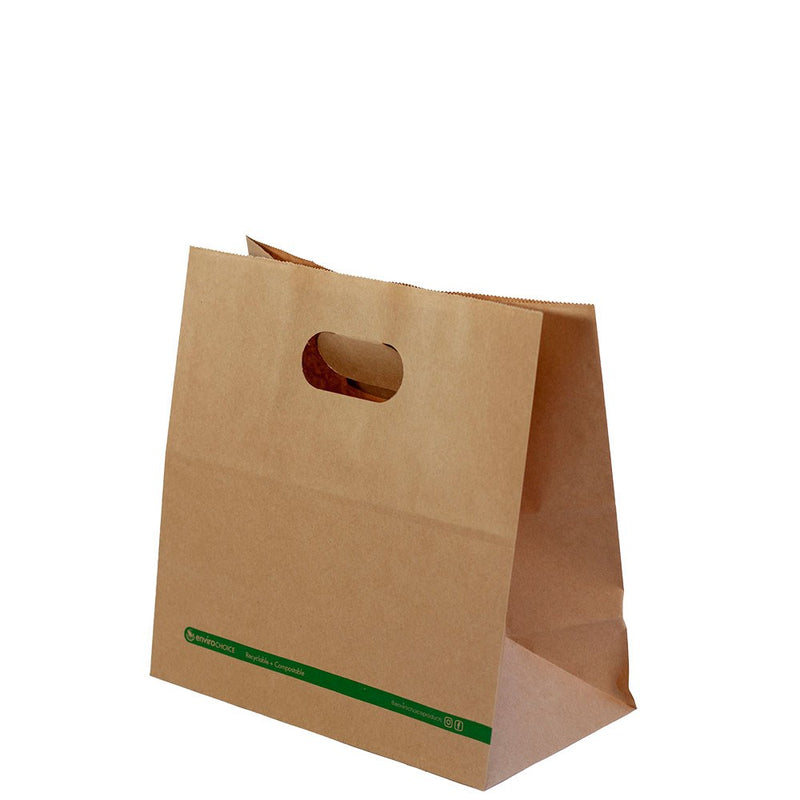 Paper Carry Bag Die Cut Handle Small, 280x280x150mm, s25