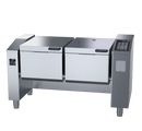 2 x 79 litre electric twin pan multifunction cooker