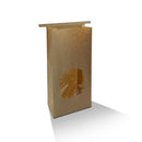 Brown Kraft Tin Tie Bag w/Window, medium
