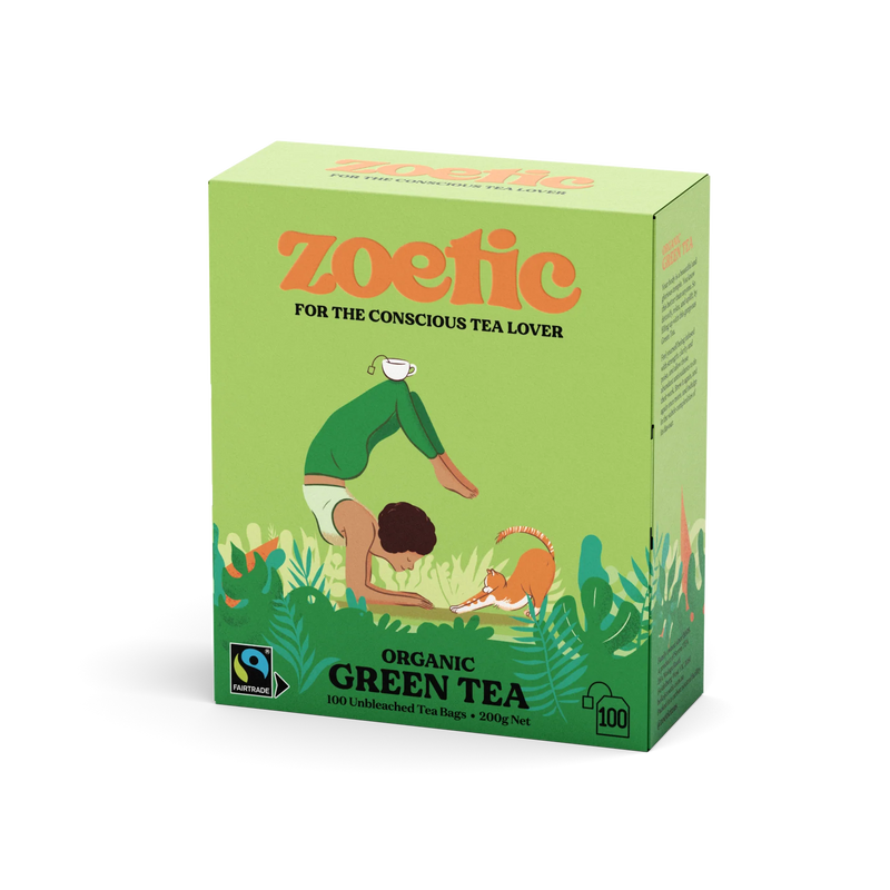 Zoetic Tea - String and Tag Teabags - Green Tea