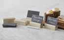 Name Card, Slate & Wood, 7Pc Set