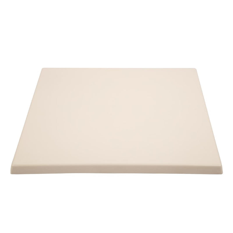Bolero Square 700mm Table Top (White)