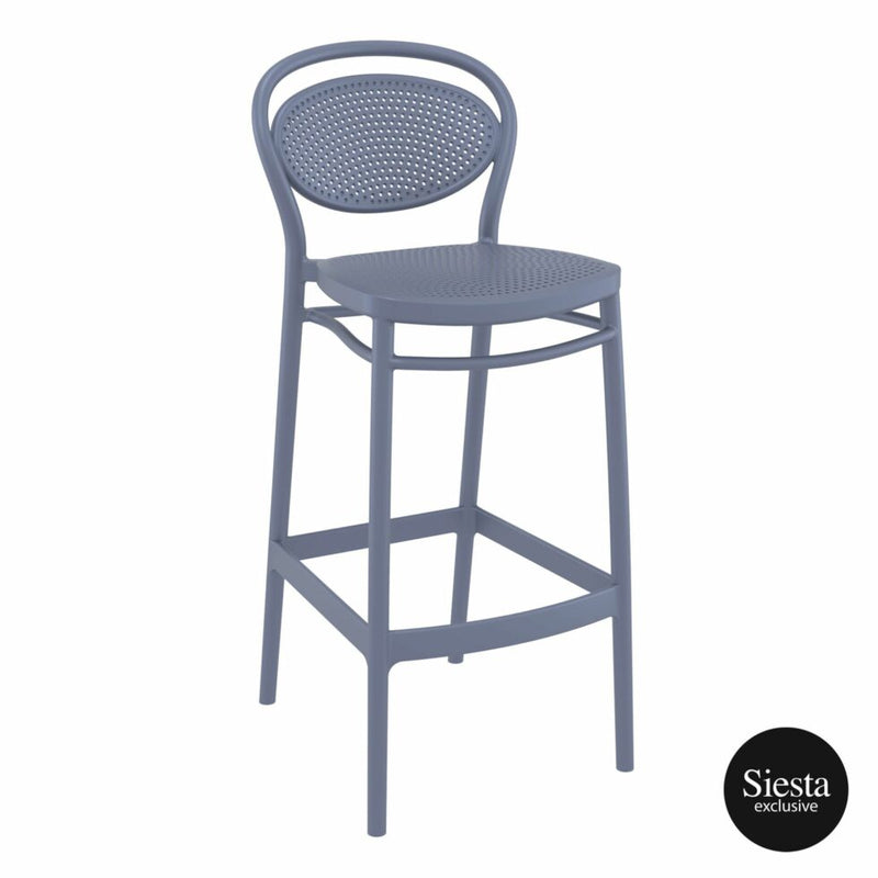 Sky Folding Bar Table 60/Marcel Barstool 75 2 Seat Package - Anthracite
