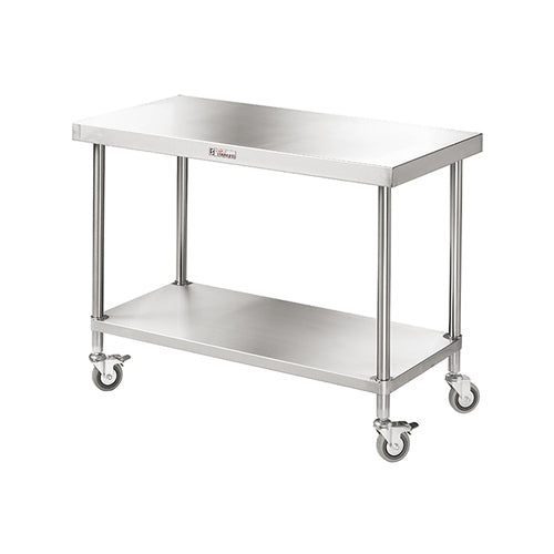 Simply Stainless 2400 x 700mm Mobile Work Bench
