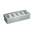 5 Comp S/Steel Condiment Dispenser