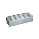 4 Comp S/Steel Condiment Dispenser