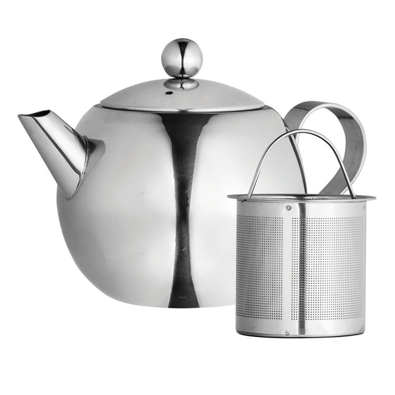 Teapot - S/S - Nouveau ,  1 Litre