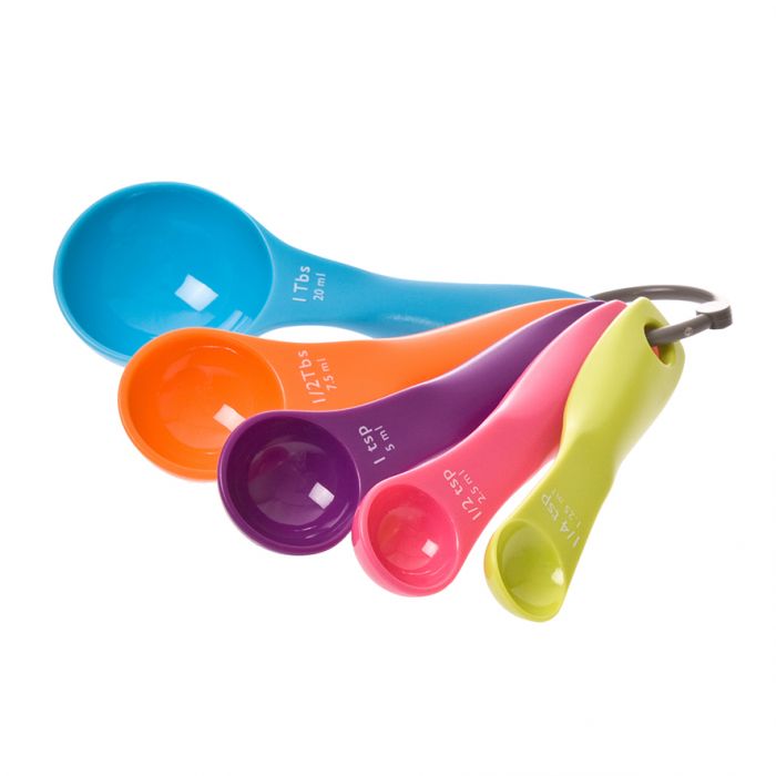 Measuring Spoons Set 5, Plastic, Aust. standards