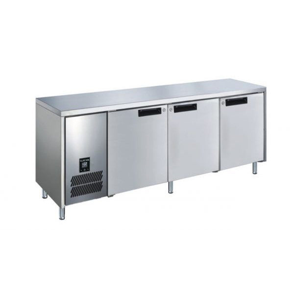 Glacian 4 Door Slimline Refrigerator – 660mm deep Steel Doors