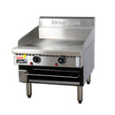 Goldstein 800 Series Griddle Plates Gas 12mm, Plate Size 610 X 520 X 12Mm, Bench Model