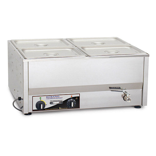 Roband four pan bain marie  with pans