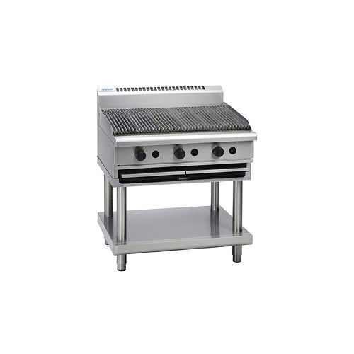 Waldorf 900mm Gas Chargrill on Leg Stand