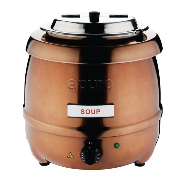 Soup Kettle - Apuro - 10 litre - Copper Finish