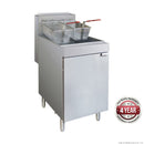 22L 4 Burner Gas Fryer 394x769x1195mm NG - 120mj/h