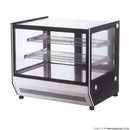 Counter Top Square Glass Cold Food Display 660x530x730mm