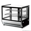 Counter Top Square Glass Hot Food Display 660x530x730mm