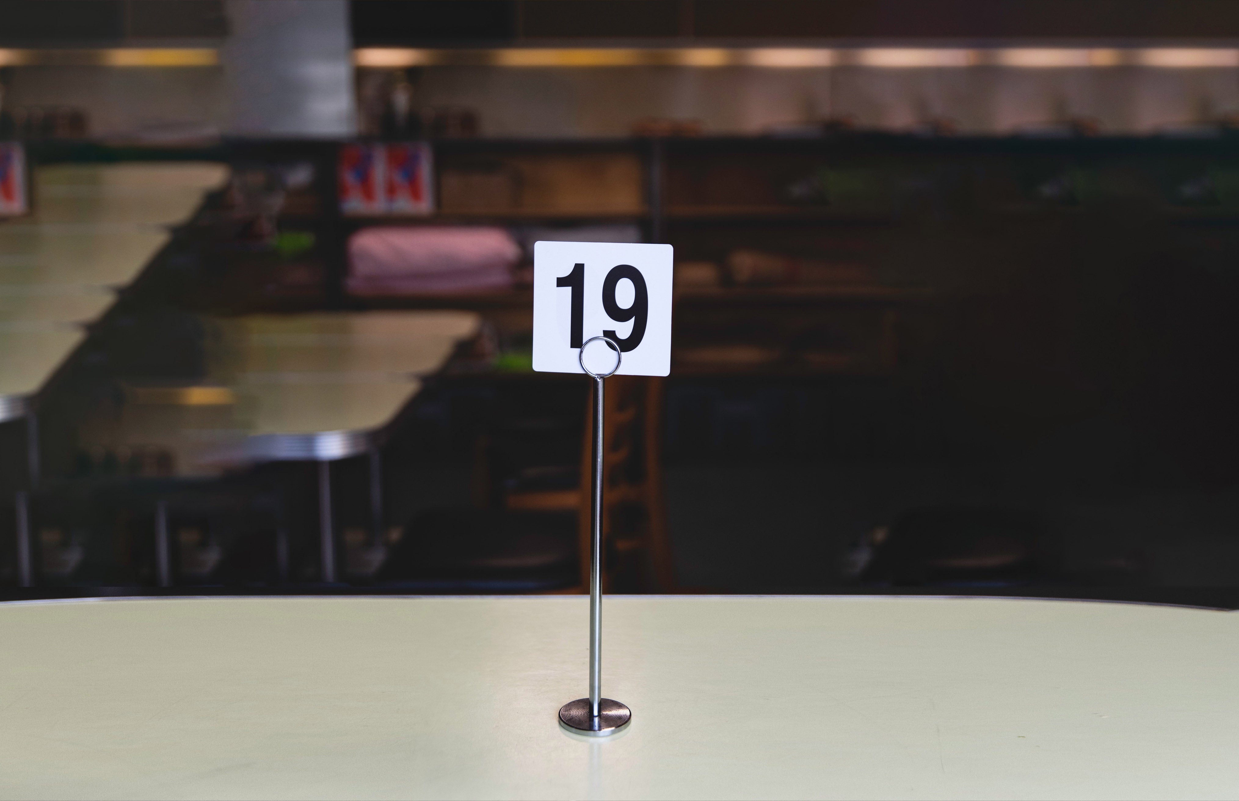 Table Numbers and Menu Stands