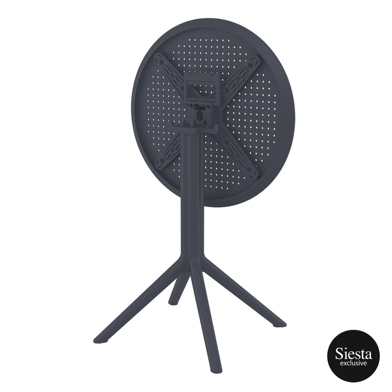 Sky Folding Table 60 Round - Anthracite