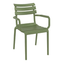 Paris Armchair Olive Green