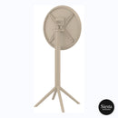 Sky Folding BAR Table 60 Round - Taupe
