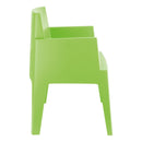 Box Arm Chair - Green