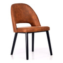 Semifreddo Chair - Black Legs/Tan Fabric