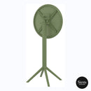 Sky Folding BAR Table 60 Round - Olive Green