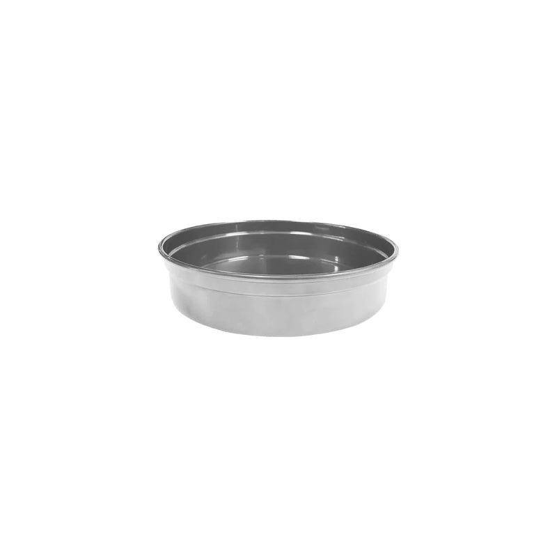Bar Tray - Round - Alum 240x50mm - Silver