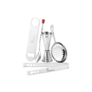 Chef Inox Bar Set - 5PC (Tong, Jigger, Strainer, Opener,Spoon)