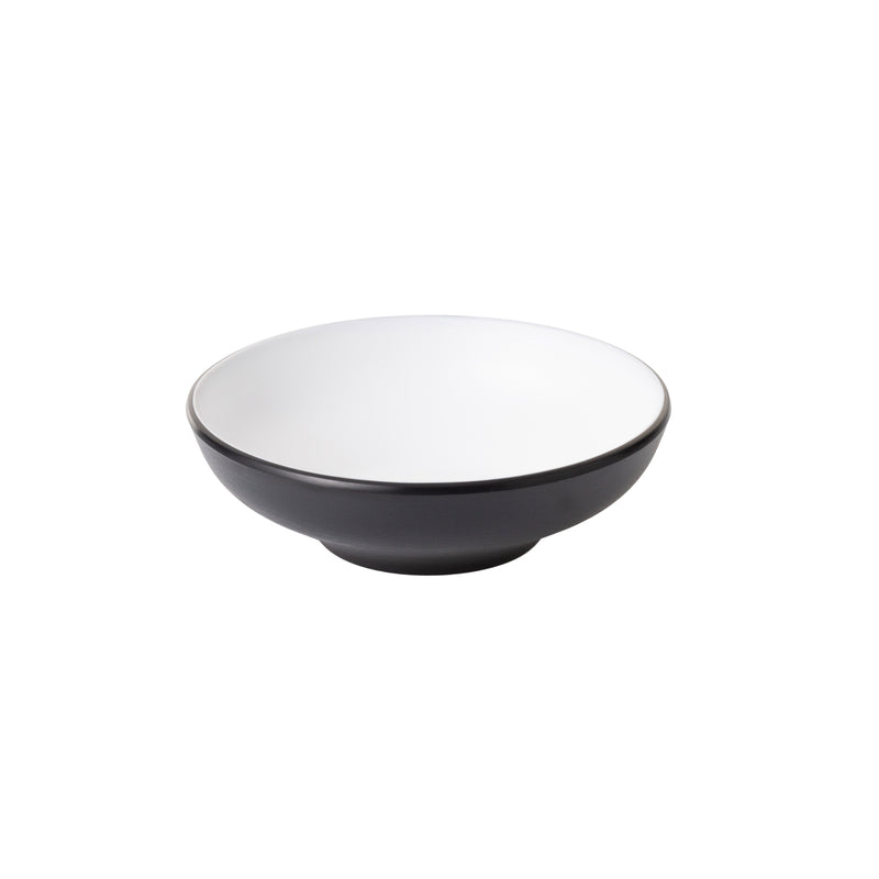 Melamine - Dual Colour Round Bowl 12.3cm - White & Black