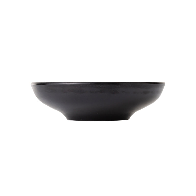 Melamine - Round Bowl 15cm - White & Black