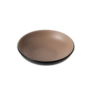 Melamine - Round Bowl 17.5cm - Beige & Black