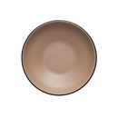 Melamine - Round Bowl 17.5cm - Beige & Black