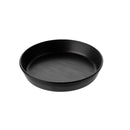 Melamine - Flat Round Bowl 19cm - Black & Black