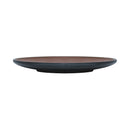 Melamine - Round Plate 16.7cm - Brown & Black