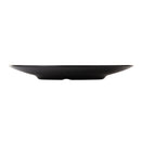 Melamine - Round Plate 30cm -White & Black