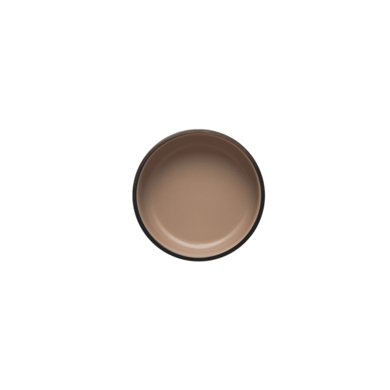 Melamine - Round sauce dish 7.6cm - Beige & Black