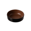 Melamine - Round sauce dish 10cm - Brown & Black
