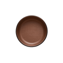 Melamine - Dual Colour Round Sauce Dish 12.7cm - Brown & Black