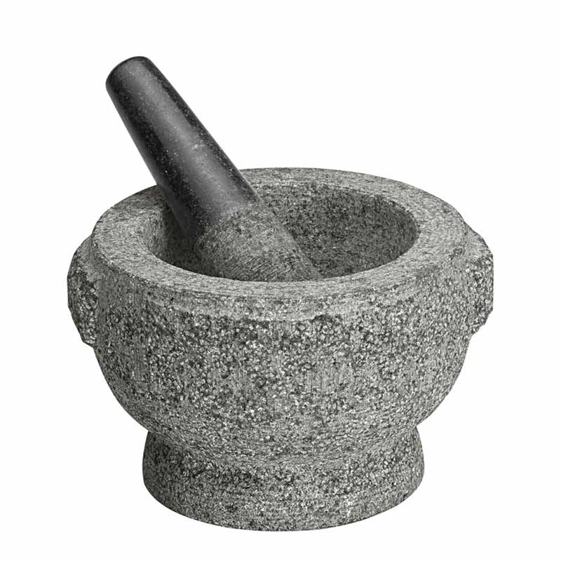 Mortar & Pestle - Rough Grey - 17cm