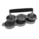 Triple Slider Mini Burger Press - Non Stick