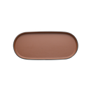 Melamine - Oblong Plate 29x13cm - Brown & Black